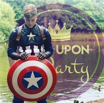 American Captain, Superhero Princess Picnic, Burton Constable Hall, Hull, East Yorkshire